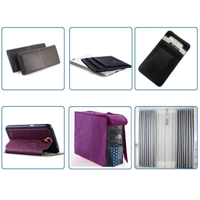 1,1*1 м Бумажник Кредитная карта Противоугонная анти-магнитный сигнал экранированная подкладка ткань
