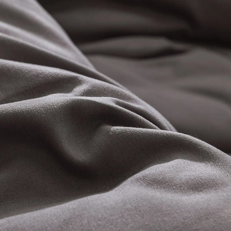 Матовое тепловое тканевое стеганое одеяло, мягкое зимнее стеганое пуховое одеяло, качественное теплое волокно, размер queen King