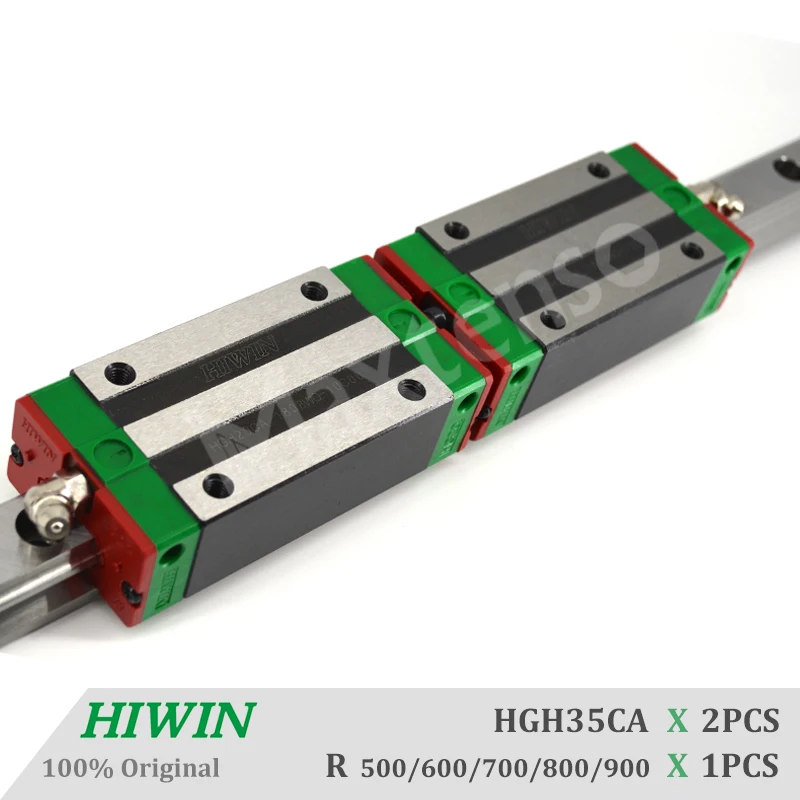 HIWIN HGH35 CNC Kit Linear Guide Rail 500 600 700 800 900mm HGR35 for Machine Center with High Precision Heavy Load Linear Rail