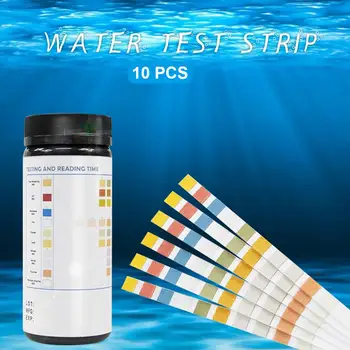 

100Pcs Swimming Pool PH Test Paper Residual Chlorine Value Alkalinity Hardness Test Strip PH Tester Pool Cleaner Accessories