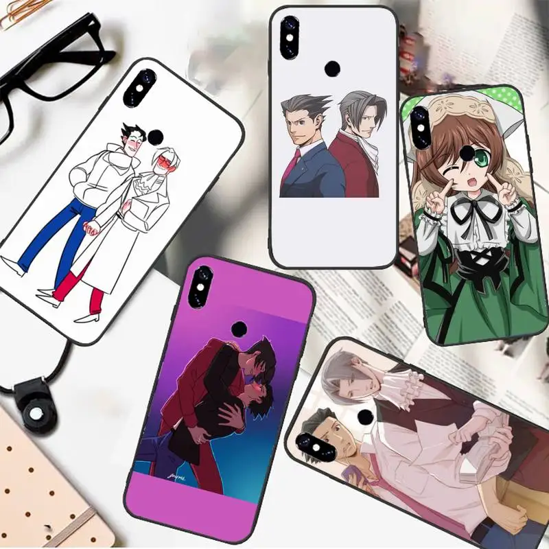 

Ace attorney Phone Case For Xiaomi Redmi 7 8 9t a3 9se k20 mi8 max3 lite 9 note 9s 10 pro