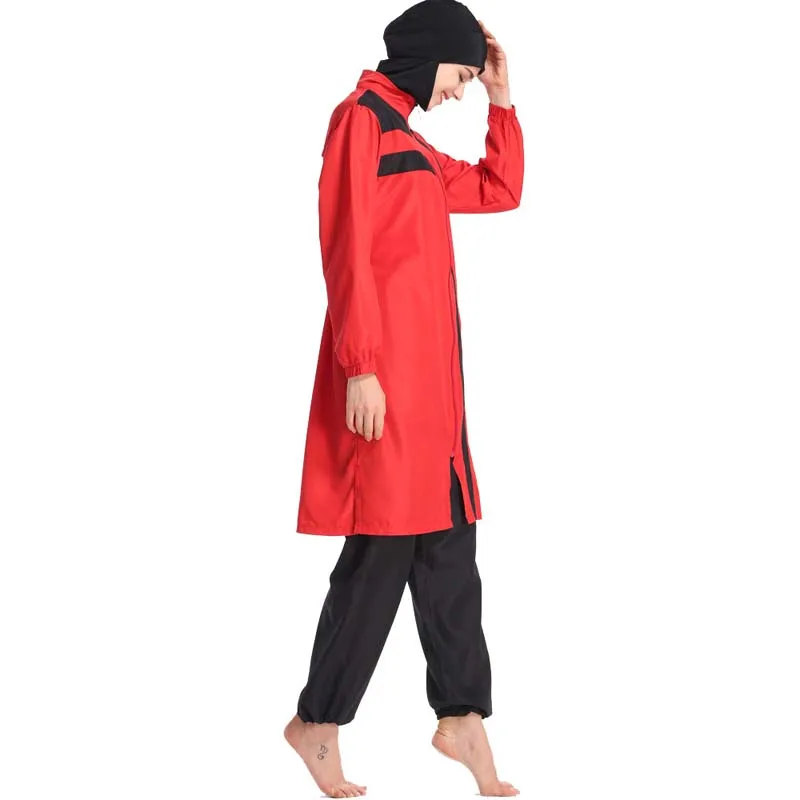 BAILUNMA Burkinis Мусульманский купальник для мусульман одежда для плавания строчка стиль консервативный Мусульманский купальник пляж Купание исламские костюмы