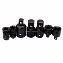 Гнездо адаптера 1/" 3/8" 1/" Квадратный привод к квадратной головке ударная головка гаечный ключ редуктор преобразователя адаптер Инструменты 7 шт набор