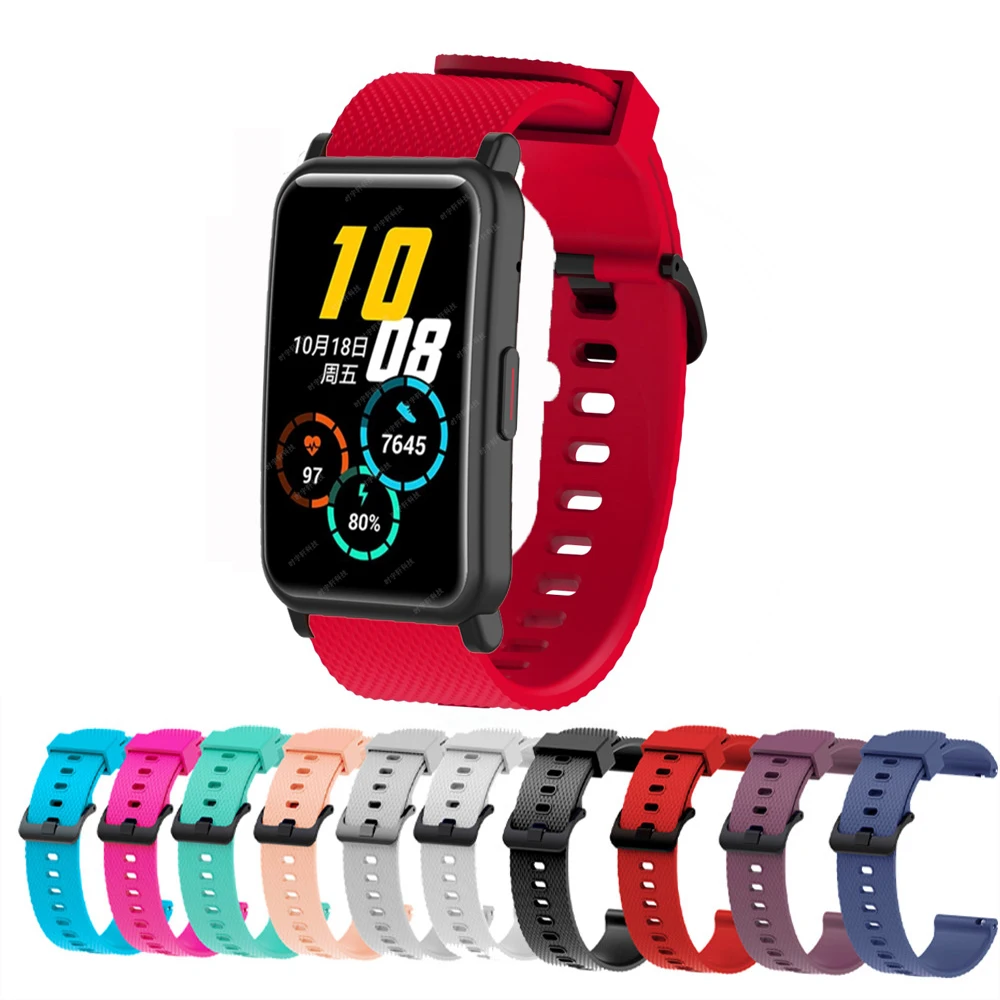

Ремешок силиконовый для смарт-часов Honor Watch ES, спортивный браслет для COLMI P8/P8 Plus/P8 Pro, 20 мм