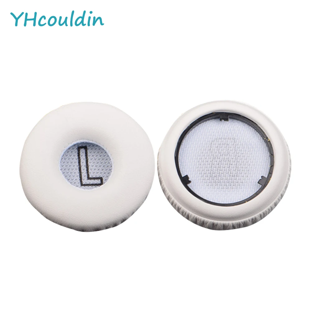 YHcouldin Replacement Ear Pads Fit for Meizu HD50 Headphones Soft Sponge Leatherette Ear Cushions with Snap Clip Black White Red