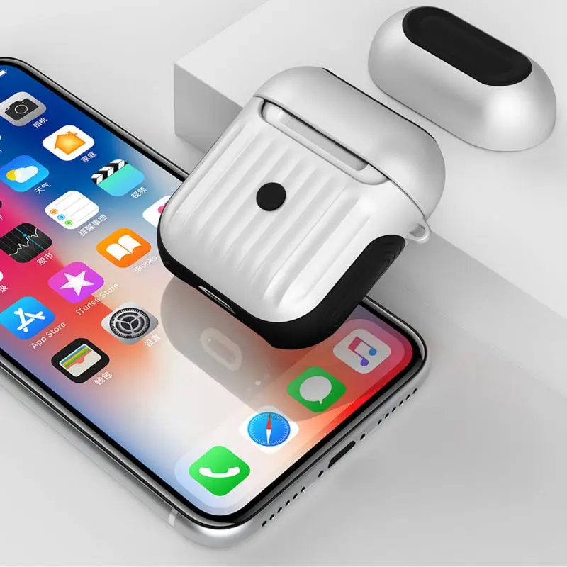 Hard Protective Case Anti-scratch Cover Shell for Apple Airpods 2 Earphones Kit