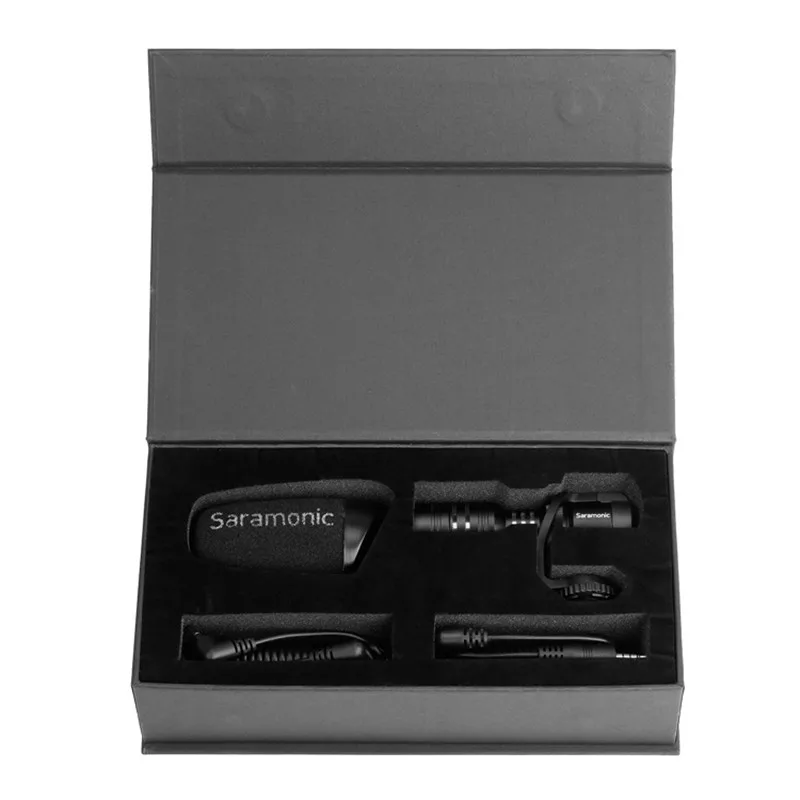 Saramonic Vmic мини-конденсатор направленный микрофон с TRS& TRRS кабелем для iphone 8, 8 Plus 7 Android смартфонов ПК планшета