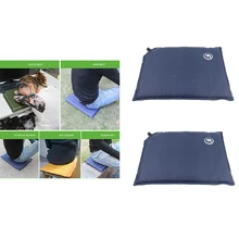 2 шт. самонадувающееся сиденье Подушка Портативный Кемпинг Пикник сад коврик с сумкой для хранения 40x30x3 см