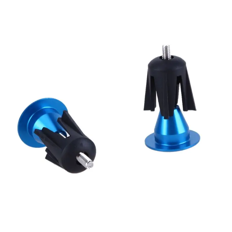 

1pair Bike Handlebar Cap Bicycle Grips Aluminum Alloy Bike Handlebar End Lock-On Plugs Bar Grips Caps Covers Bicycle Parts