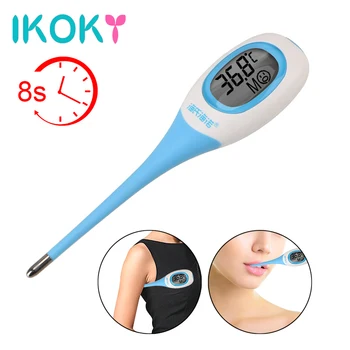 

8 Seconds Quickly Check LCD Display Thermometer Temperature Measurement Oral Armpit Digital Thermometer Home Use