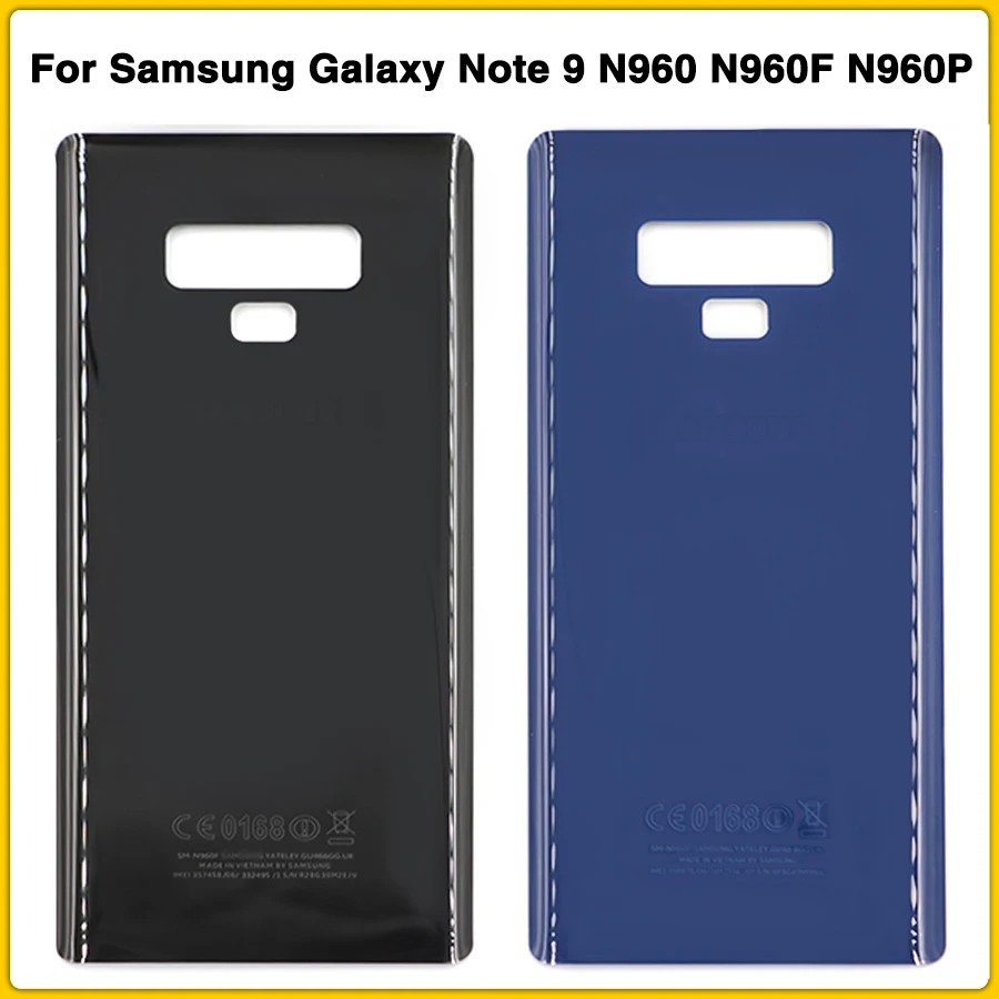 Новый чехол Note9 для Samsung Galaxy Note 9 N9600 N960F задняя крышка аккумулятора корпус с