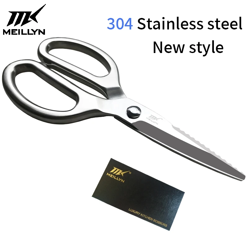 Multipurpose Kitchen Scissors Heavy Duty 304 Stainless Steel Scissors Tools Home&Garden Shears Kitchen Accessories Gadgets afbeelding