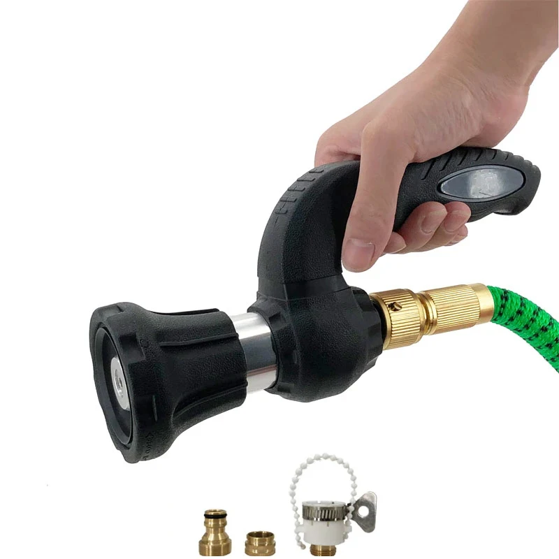 

Portable High Pressure Garden Sprinkler High Pressure Washer Nozzle Vegetable Garden Watering Gun Car Wash Cleaning Supplies