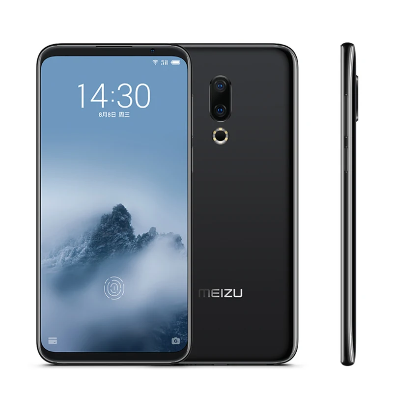 Meizu 16th мобильный телефон 6," Super AMOLED, 6 ГБ ОЗУ, 64 Гб ПЗУ, Восьмиядерный процессор Snapdragon 845, фронтальная камера 20 МП, смартфон с отпечатком пальца