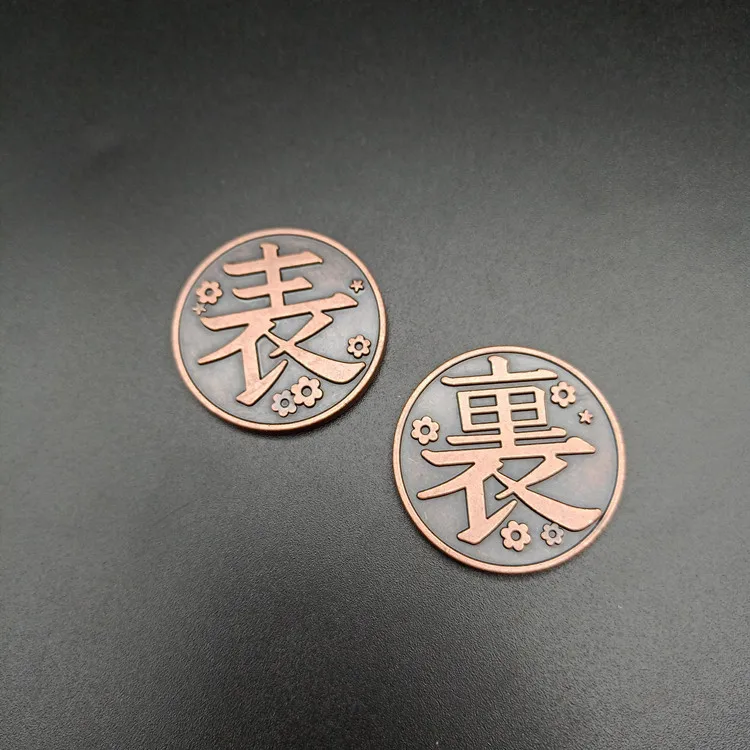 Anime Demon Slayer Coin Kimetsu No Yaiba Tsuyuri Kanao Kochou Shinobu Collection Alloy Metal Tokens Commemorative Coins Props Anime Demon Slayer Coin Kimetsu No Yaiba Tsuyuri Kanao Kochou Shinobu Collection Alloy Metal Tokens Commemorative Coins Props