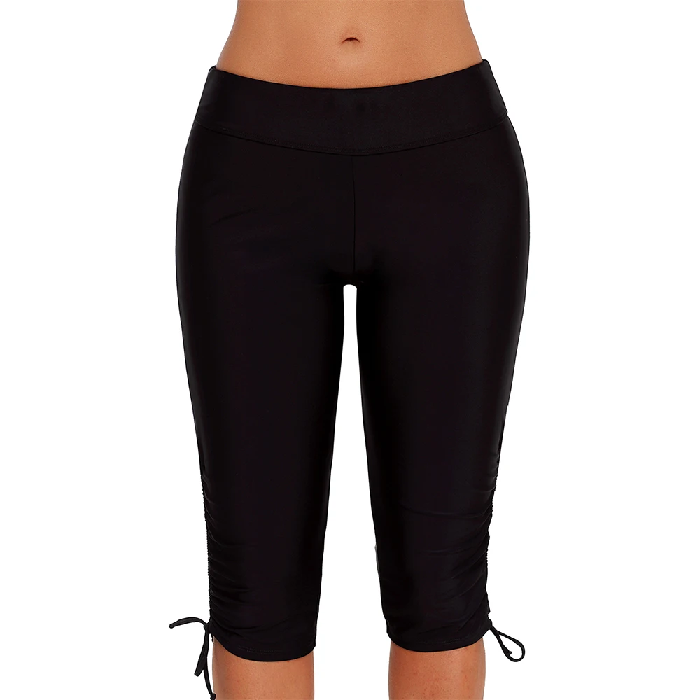 Maketina 2020 Women's Plus Size Swim Shorts Women Plus Size Board Shorts Capris High Waist Swimsuit Long Swim Shorts Maketina 2020 Women's Plus Size Swim Shorts Women Plus Size Board Shorts Capris High Waist Swimsuit Long Swim Shorts
