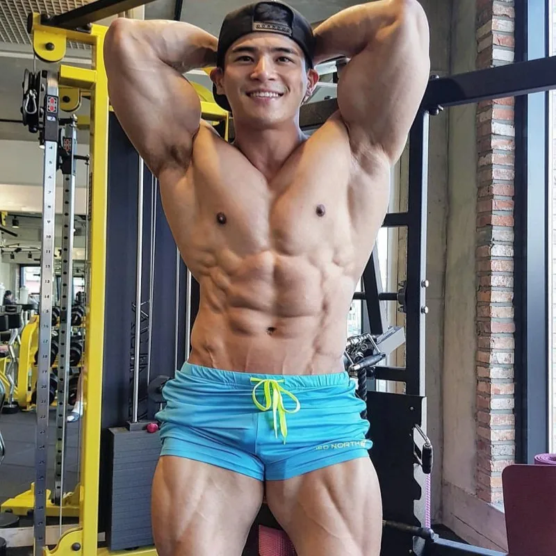 

2020 New Men's Short homme Gyms Sporting Shorts men bermuda Casual brand clothing Letter Elastic Waist Gyms Shorts