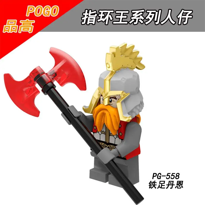 Одиночная PG558 Hobbit fatili datiin II Ironfoot katili Glóin Dori Goblin orc HALF-ORC - Цвет: PG558