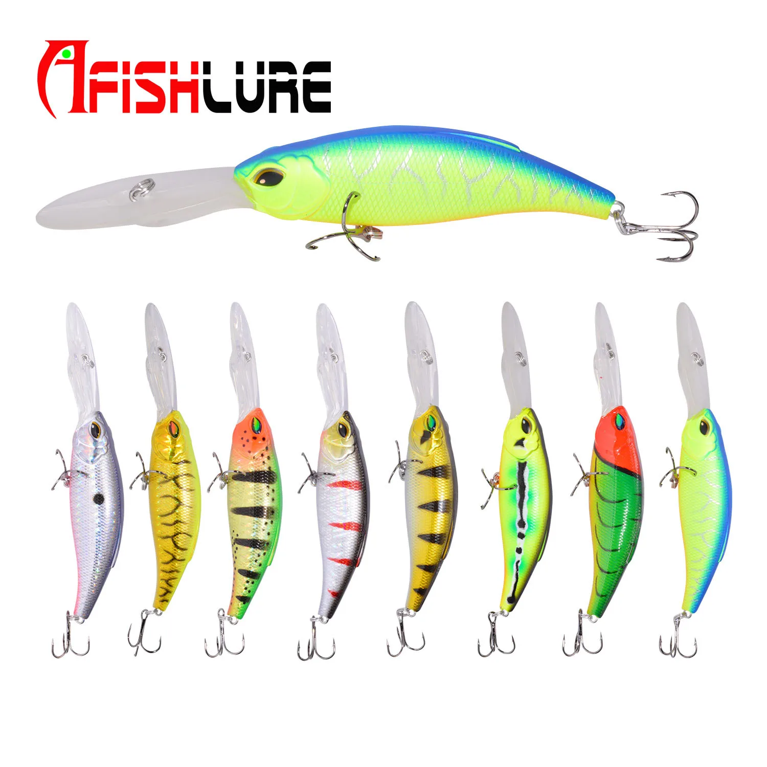 

Afishlure Long Casting Sea Fishing Salt Water Lure Hard Bait 130cm 17G Boat Fishing Trolling Lure