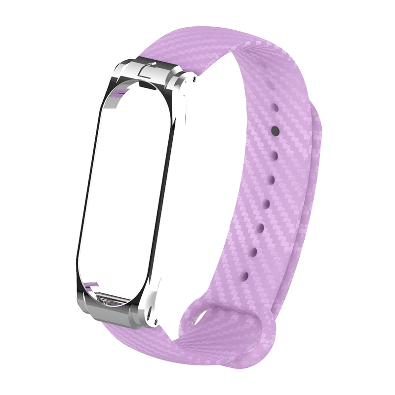 Purple Hangrui mi Band 4 металлический браслет из нержавеющей стали ремешок для Xiaomi mi Band 4 mi band 3 замена браслета БЫСТРОРАЗЪЕМНАЯ пряжка - Цвет: Purple