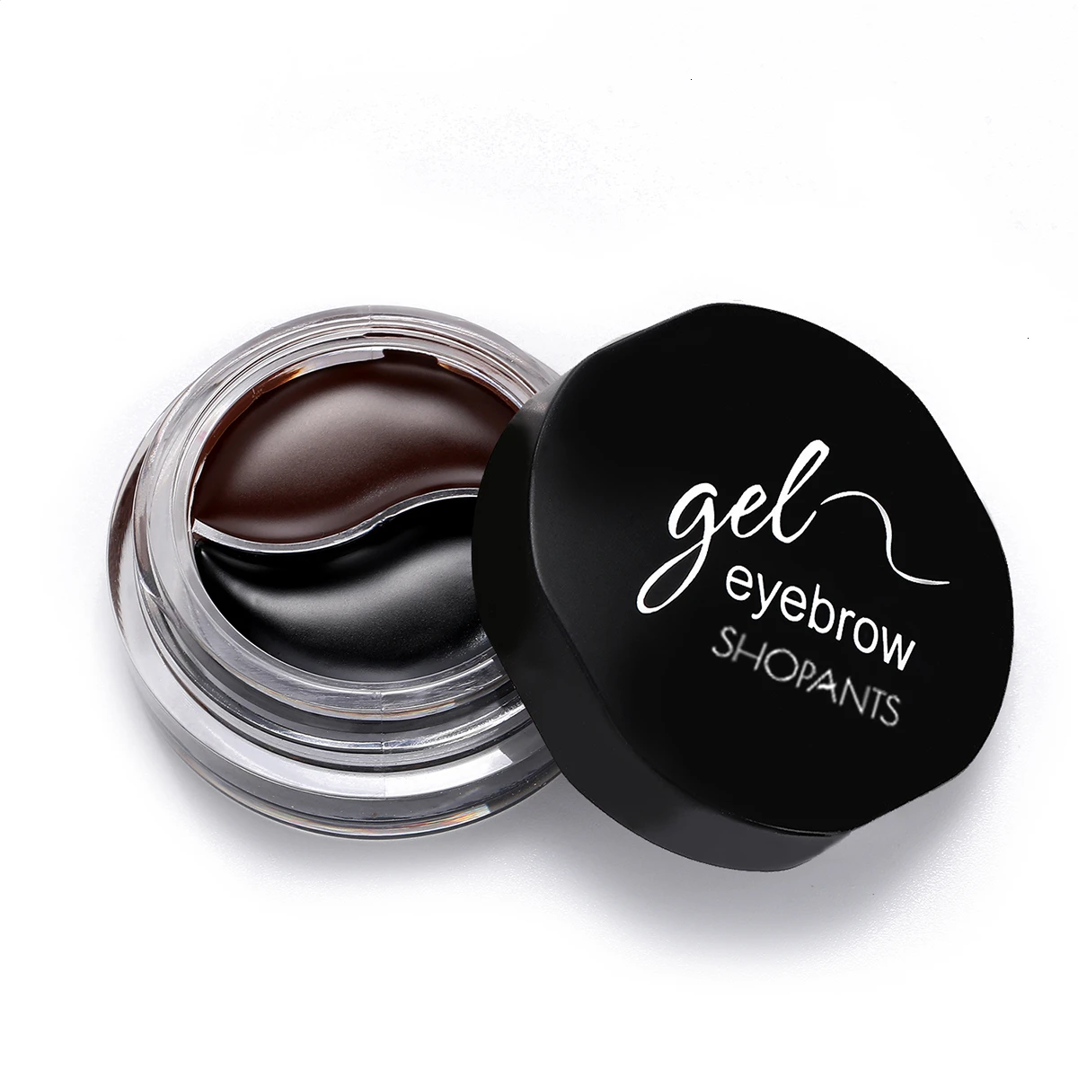 SHOPANTS 3colors Dual-color Eyebrow Pomade Waterproof Makeup Long Lasting Liquid Eyebrow Cream Eye And Black Brush - Color: 3C