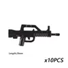 10pcs/lot Modern Assult Carbine Shotgun Sniper Rifles pistol Military Weapons MOC Parts Building Blocks Bricks Toys for Children ► Photo 3/6