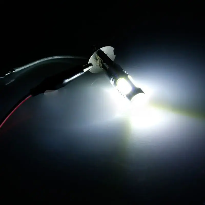 1X COB SMD светодиодный H3 Лампа Белый противотуманный светильник для парковки низкая Лампа 7,5 Вт
