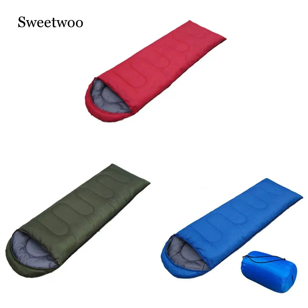 SWEETWOO-конверт для отдыха на природе, спальный мешок для взрослых, портативный ультра-светильник, водонепроницаемый спальный мешок для Путешествий, Походов