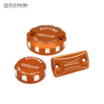 

For KTM 690 DUKE R 690DUKE DUKER Front Rear Brake Clutch Cylinder Cover Reservoir Motocycle Accessories Oil Fluid Cap 2014-2017