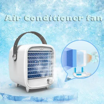 

USB Mini Air Conditioning Multi-function Air Cooler Aromatherapy Machine Cold Fan Personal Humidifier Purifier Desktop Cooling