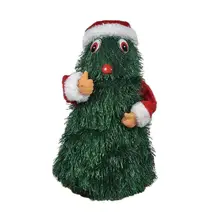 Забавные милые электрические рождественские игрушки Горячая личности Прочный безопасности танцы Санта Клаус детский подарок украшения для детских садов