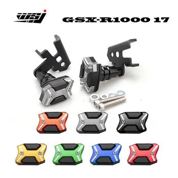 

Motorcycle CNC Aluminum Falling Protection Frame Sliders Crash Protector For GSXR1000 GSXR 1000 GSX-R1000 2017 2018 17 18