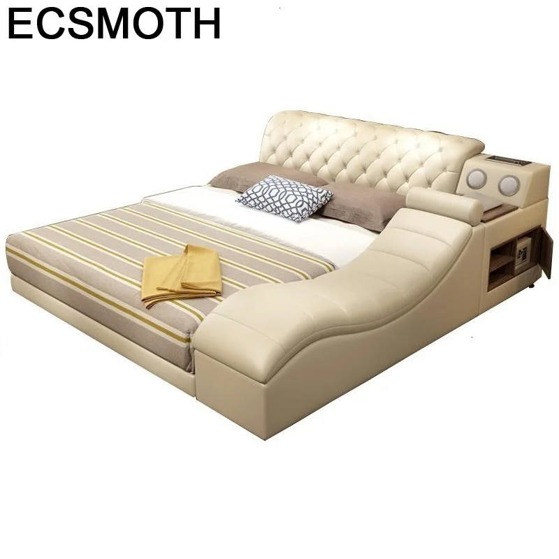 Дети Bett Letto коробка Кастелло Yatak Odasi mobillya Literas кожа Cama современная мебель для