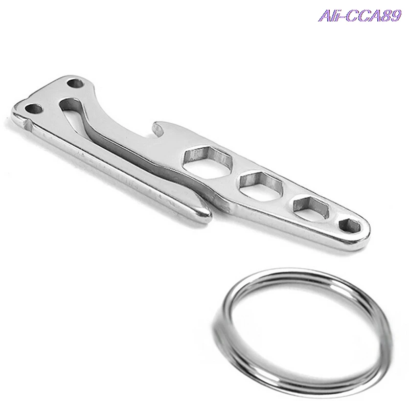 Pocket Clip Climbing Carabiner Hanging Keychain Hook Fit Outdoor EDC Tool Bottle Opener Screwdriver Travel Kits Multi-tool | Спорт и