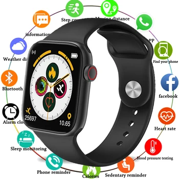 

Smart Watch Men Blood Pressure Full Touch Screen Smartwatch Women Fitness Tracker Waterproof Clock Watch Smart For Android IOS