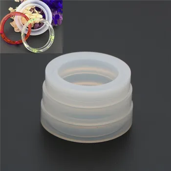 

Jewelry Making DIY Craft 54mm/58mm/60mm Round Silicone Mould Mold For Resin Curve Bangle Bracelet 1pc