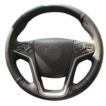 

Hand Sew Black Artificial Leather Car Steering Wheel Cover for Buick Lacrosse 2013 2014 2015