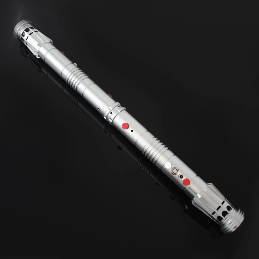 YDDSABER metal hilt heavy dueling Darth Maul double blade lightsaber from star the wars with electronics