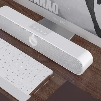 

Computer Bluetooth Speaker Support AUX Wired Sound bar Speaker Echo Wall Subwoofer Card Voice Prompt Function Bluetooth Speaker