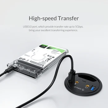

Grommet HUB Adapter USB 3.0 Desktop Multi-Function Audio Power Splitter for Home Computer Sharing Information