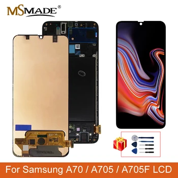 

Original A70 For Samsung Galaxy A70 2019 A705F LCD Display A705 Display Touch Screen Digitizer Replacement For A705F/DS LCD
