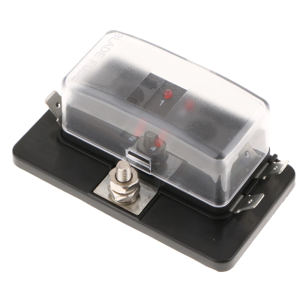 4 Way ATO 1A-40A DC 32V коробка предохранителей светодиодный блок предохранителей для автомобиля корабль