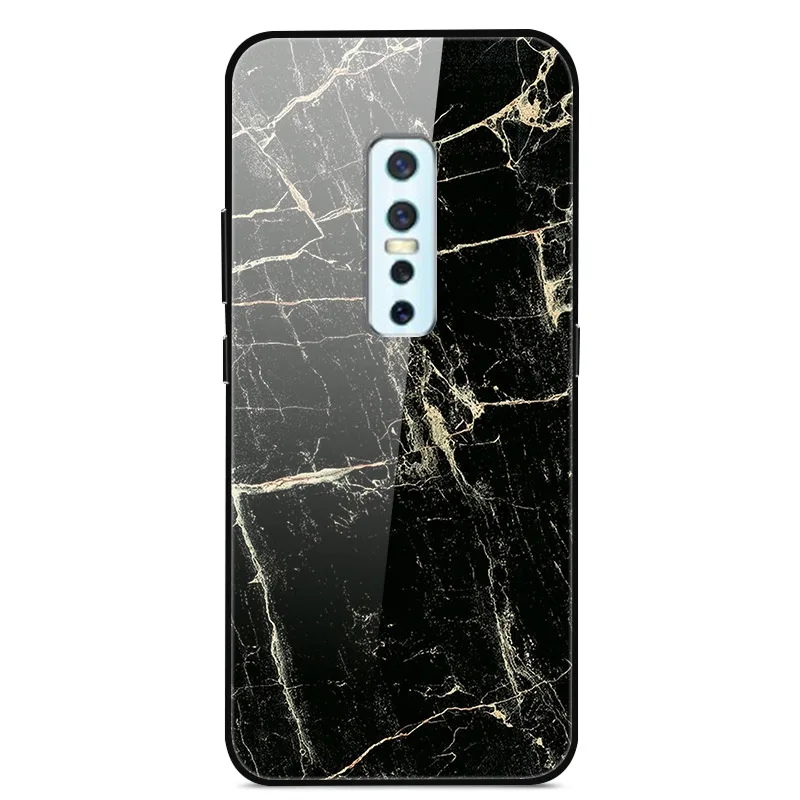 ДЛЯ Vivo V17 Pro Чехол закаленное стекло планета Космос крышка стеклянная задняя крышка для Vivo V17 Pro Coque оболочка для Vivo V17Pro V17 Pro - Цвет: 34