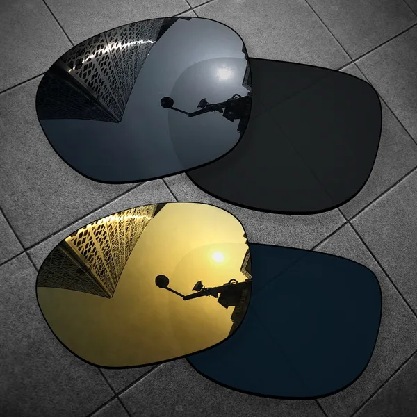 Black-Bronze Gold Vonxyz несколько вариантов поляризованные Сменные линзы для солнцезащитных очков-Окли Garage Rock - Цвет линз: Black-Bronze Gold