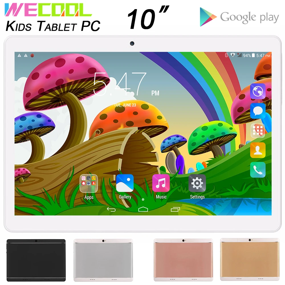 Планшетный ПК WeCool M102 10 дюймов Android сенсорный экран планшет для детей 16 ГБ