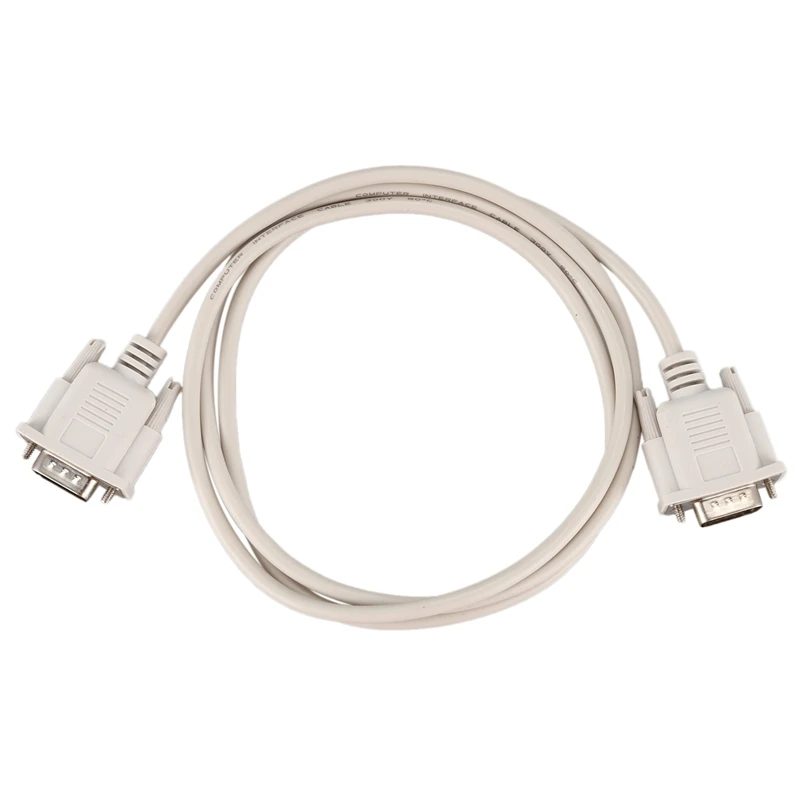 GTBL 1.4M RS232 DB9 9 Pin Male to VGA Video 15 Adapter Cable Light Gray | Обустройство дома