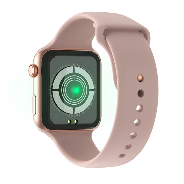 SCOMAS IWO 8 lite Смарт-часы 1,5" ips сенсорные часы 4 монитор здоровья Спортивная запись данных для iOS Android мужские и женские умные часы - Цвет: Розовый