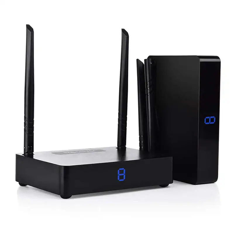  Hd595 3D Holographic Projector Wireless Hdmi Transmitter Receiver Video 5.8 Ghz 450M Sender Extende