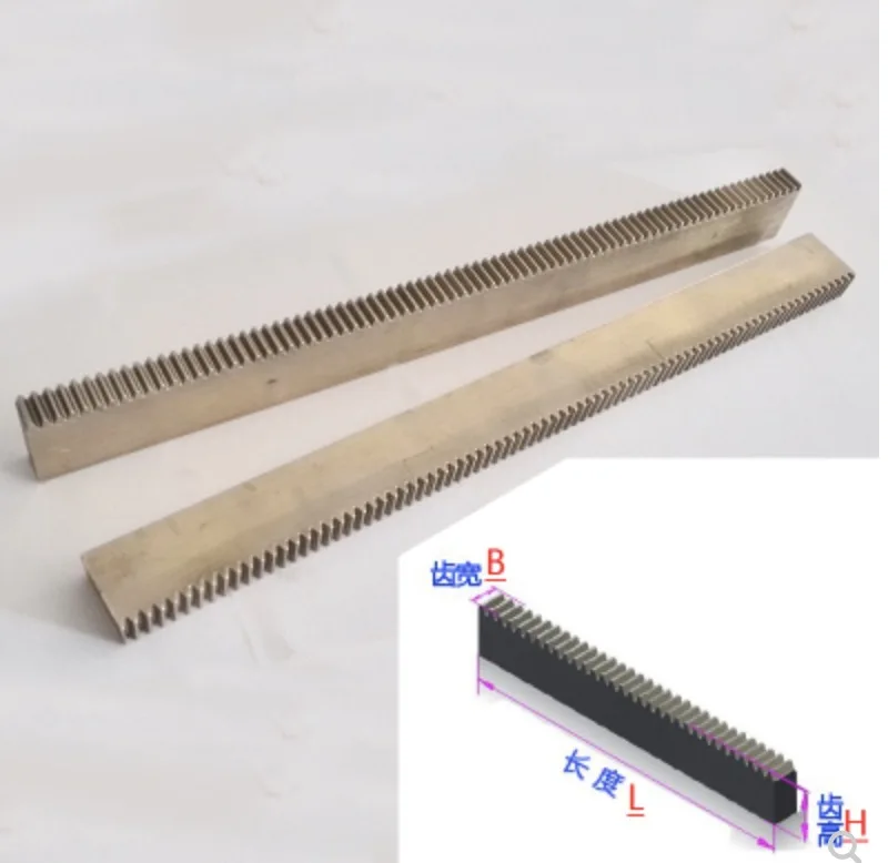 

2Pieces/Lot 5x10x200mm 0.5M Metal Drive Rails Slide Precision Motors DIY Small Module Spur Gear Rack