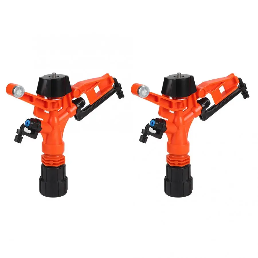 

2Pcs G1in Internal Thread Garden Arm Sprinkler Spray Nozzle Head for Garden Irrigation Watering High Strength Plastic